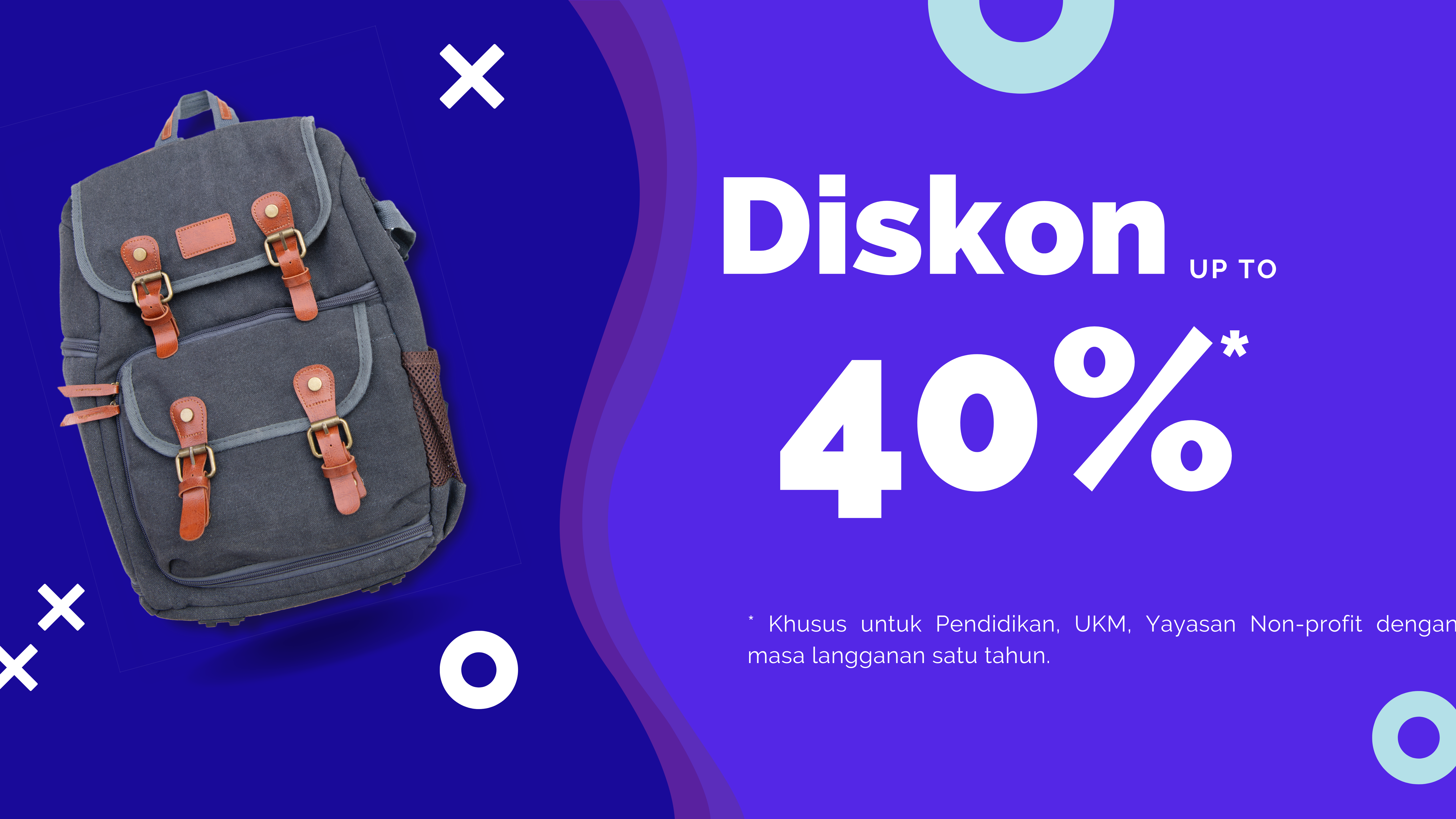 Promo Spesial Khusus Untuk Bidang Pendidikan, UKM, Non-profit